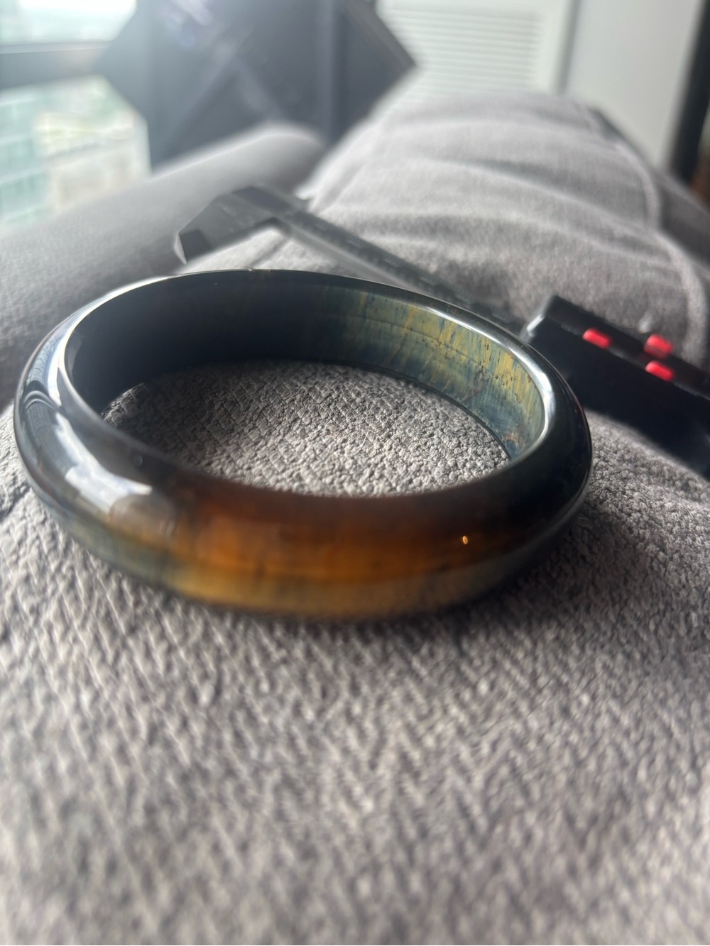 Blue Tiger EyeBangle Bracelet